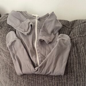 Cozy Gray Kids One Piece